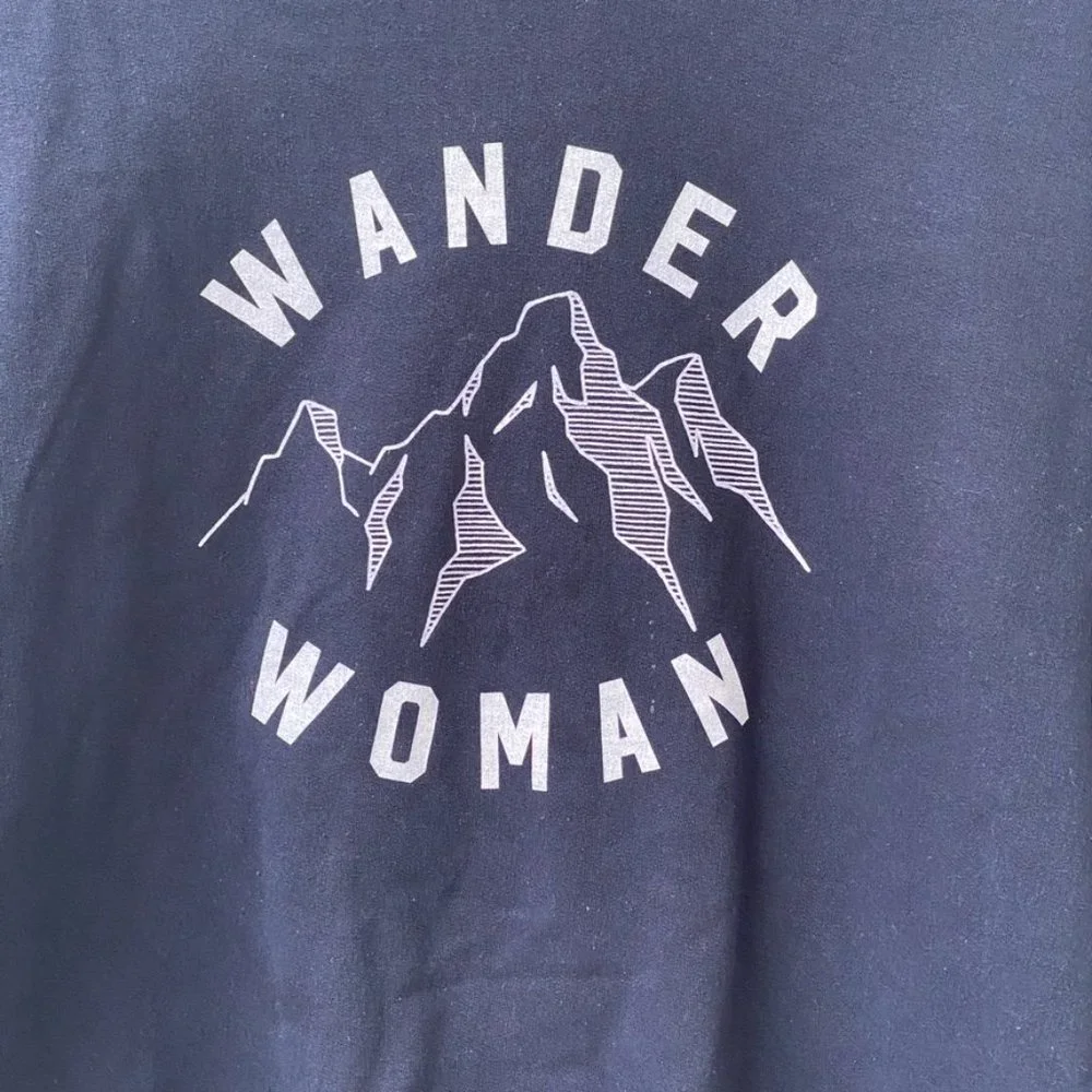 Wander Woman, Gildan Branded, Dark Blue, Heavy Blend Crew Neck, Size M - Picture 3 of 7